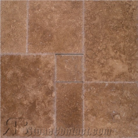 Noce Select Filled Versailles Pattern Travertine