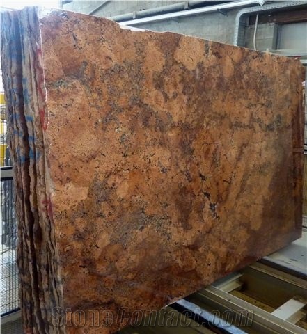 Bordeaux Imperial Granite Slabs, Brazil Red Granite
