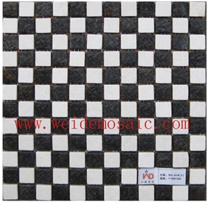 WL-414CJ-23 Ceramic Mix Marble Mosaic Tile