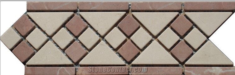 WS-9008 Simple Marble Mosaic Border Line