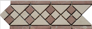 WS-9008 Simple Marble Mosaic Border Line