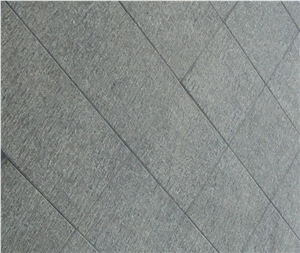 G684 Black Granite Chiseled Tile