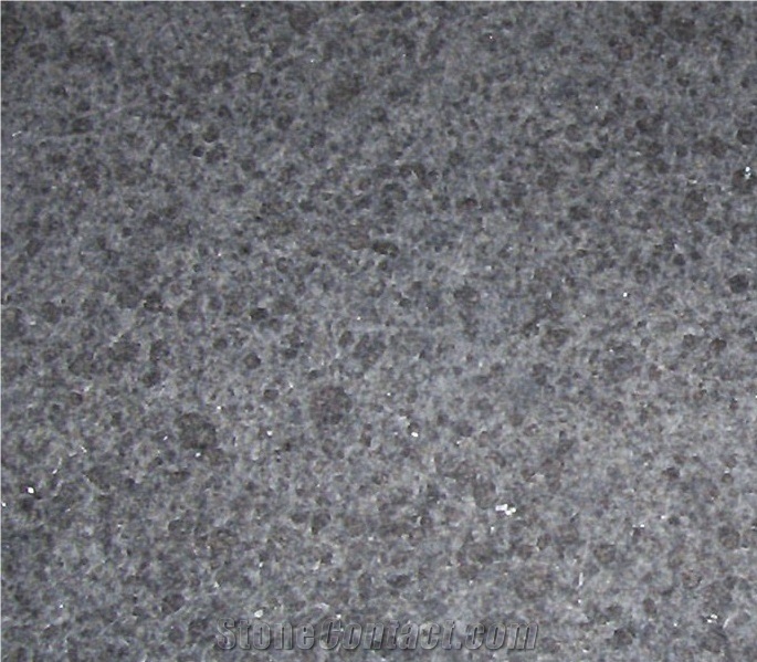 G684 Black Granite Flamed Slabs & Tiles