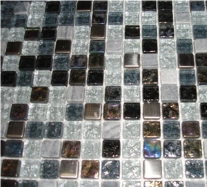Glass Mix Natural Stone Mosaic