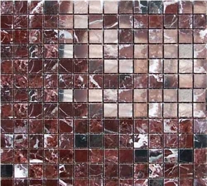 Rosso Levanto Marble Mosaic