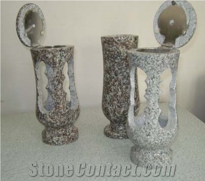 G664 Granite Cheap Chinese Red Granite Vases