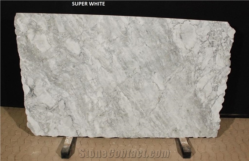 Super White Quartzite Tiles & Slabs, White Brazil Quartzite Tiles & Slabs