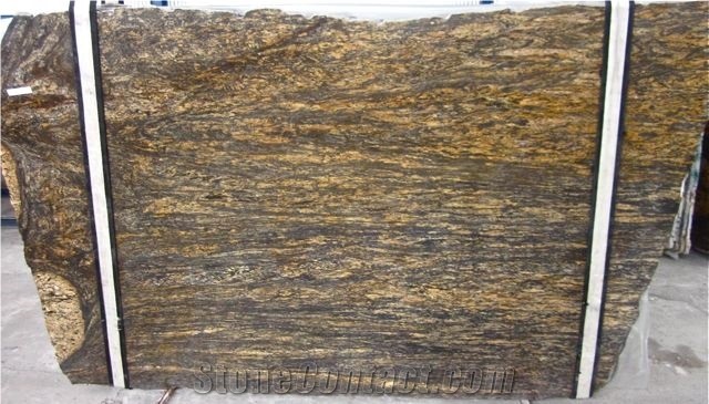 Barbarella Granite Slab, Brazil Brown Granite