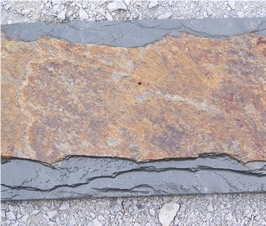 Rust Slate Mushroom Stone