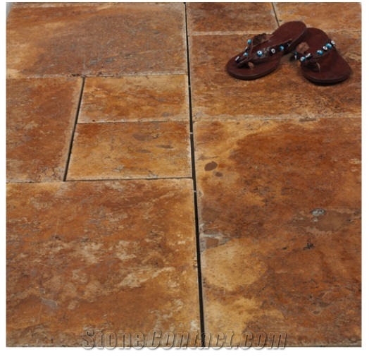 Kayseri Noce Travertine Floor Tile