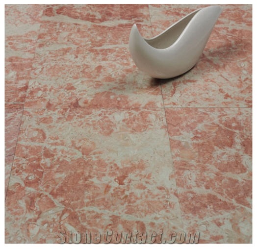 Rosalia Marble Floor Tile,pink Marble