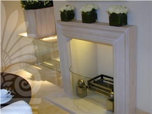Elysees Fireplace Surround in Limeira Limestone