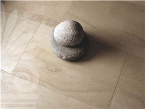 Floor in Burgundy Limestone,beige Limestone