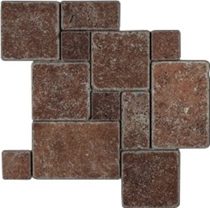 Noce Travertine Pattern Tile,turkey Brown Travertine