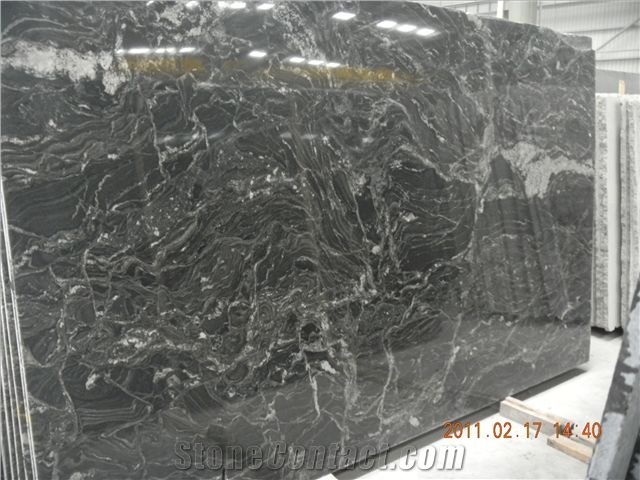 Henghe Black Granite Slab