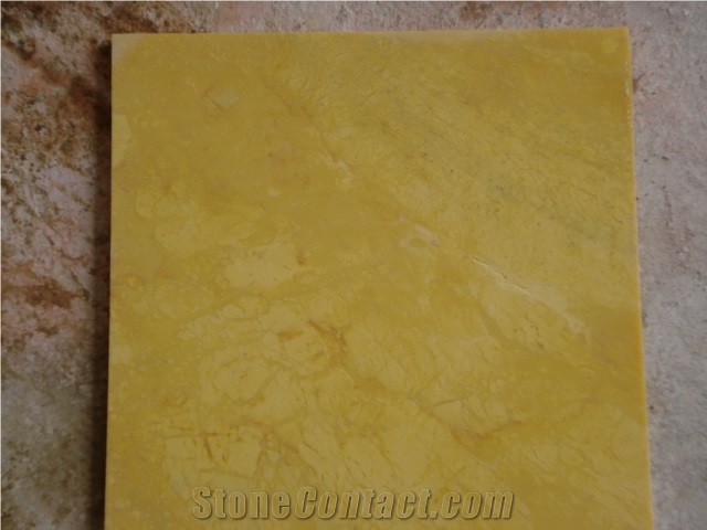 China Lemon Gold Marble Tile