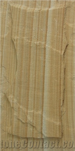 QC-China Wooden Sandstone Mushroom Stone