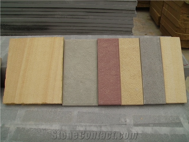 XL-sandstone Tiles-beige/buff/red/black/green/whit
