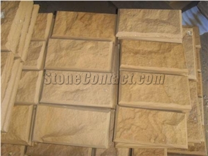 China Yellow Sandstone Mushroom Stone