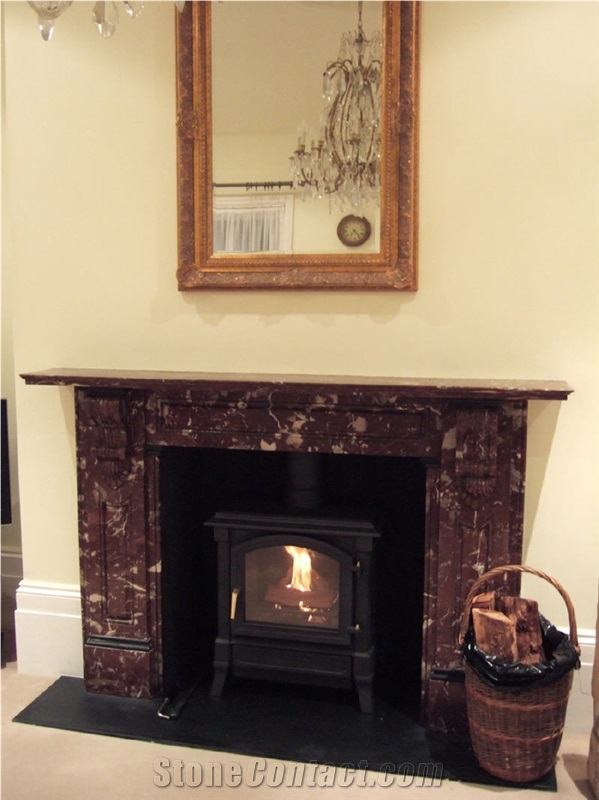 Victorian Antique Marble Fireplace