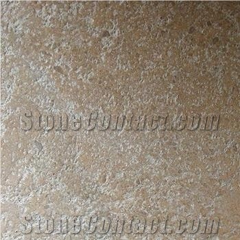 Milk Scaped by Pebble Limestone Slabs & Tiles, Viet Nam Brown Limestone