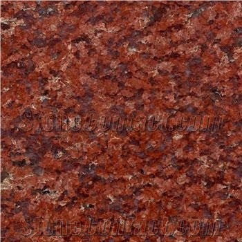 Ruby Granite Tile, Viet Nam Red Granite
