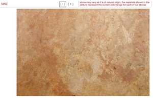 Maiz Travertine Slabs & Tiles, Peru Brown Travertine
