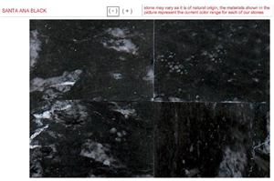 Santa Ana Black Marble Tiles