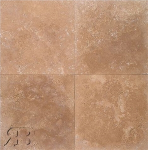 Cappuccino 18x18 Honed and Filled Travertine
