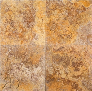 Honed and Filled Scabos Travertine Tile