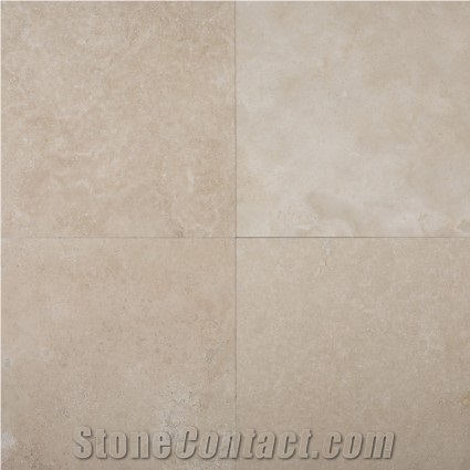 Ivoria 18x18 Honed and Filled Beige Travertine Tile