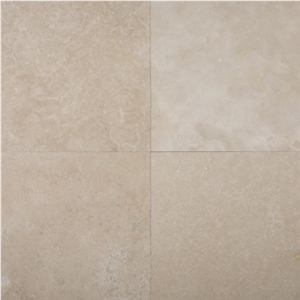 Ivoria 18x18 Honed and Filled Beige Travertine Tile
