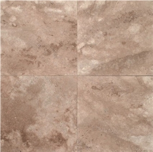 Walnut 18x18 Honed and Unfilled Travertine Tile