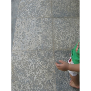 Asian Blue Stone Floor Tile