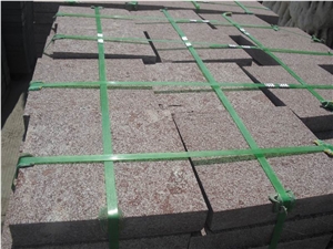 Red Porphyry Granite Paving Stone