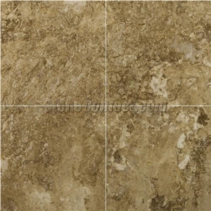 Montagna Walnut Travertine Tile, Italy Brown Travertine