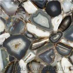 Gray Agate Semi-Precious Stones