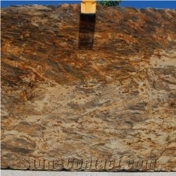 Hurricane Gold Granite Slab