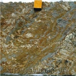Typhoon Gold Granite Slab,Brazil Yellow Granite