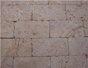 Golden Coral Stone Tumbled Pavers