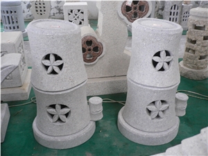 Granite Natural Stone Lanterns H-150-9
