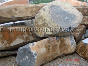 Black Basalt Garden Stone
