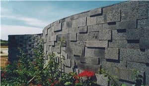 Black Basalt Wall Cladding,volcanic Stone, Lava Stone