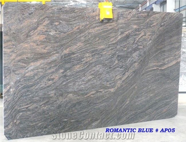 Romantic Blue Granite Slab