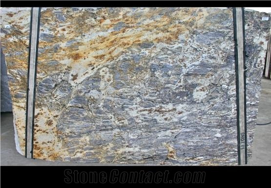 Hurricane Blue Granite Slab