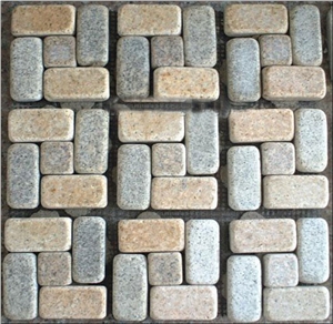 Granite Paving Stone,Tumbled Stone Cubes
