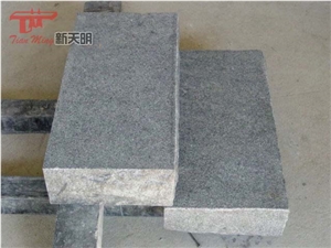 Honed G654 Black Granite Outside Stairs and Steps
