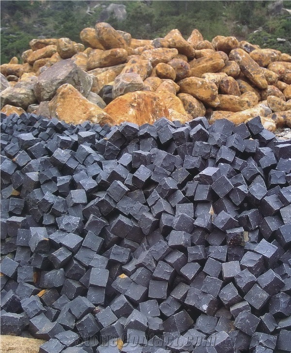 Zhangpu Black Cobble Stone