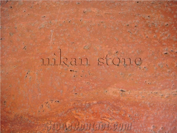 Red Travertine, Rosso Travertine, Persian Red, Rosa Red Travertine Slabs & Tiles