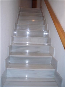 Blanco Macael Marble Stairs, Steps